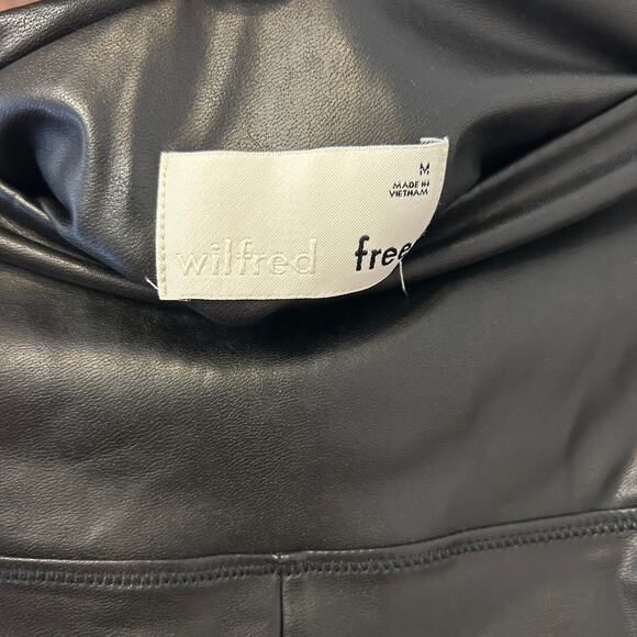 Aritzia Wilfred Free Daria Pant High-waisted Vegan Leather leggings - Picture 5 of 9